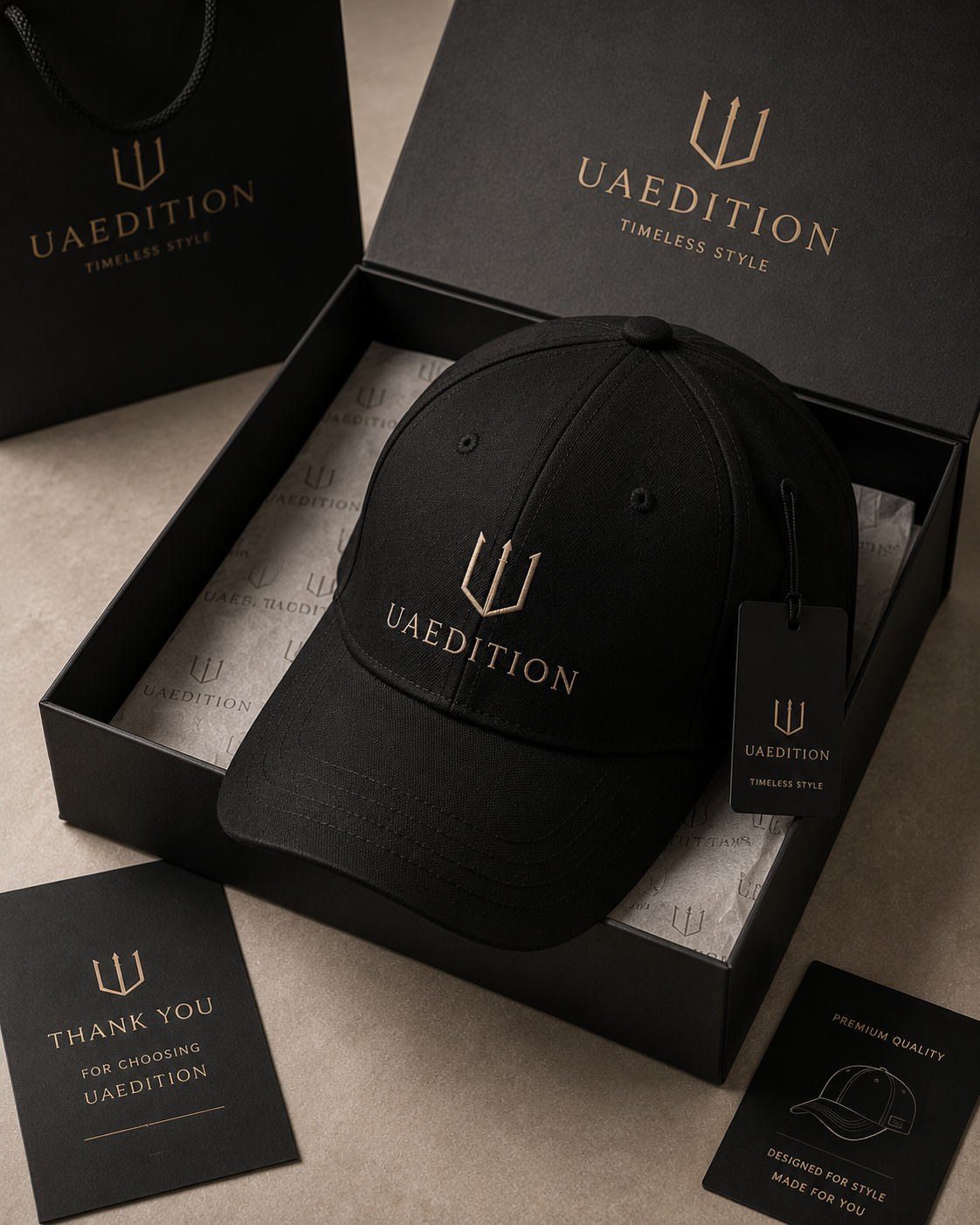 Premium Unisex Baseball Cap – Adjustable Cotton Fashion Cap | UAEDITION