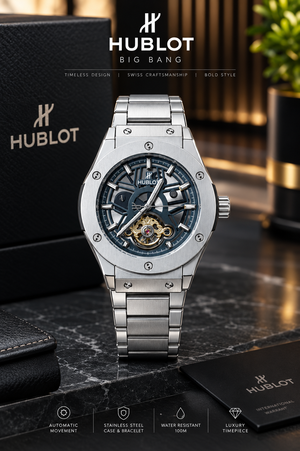 Hublot Men’s Luxury Wrist Watch