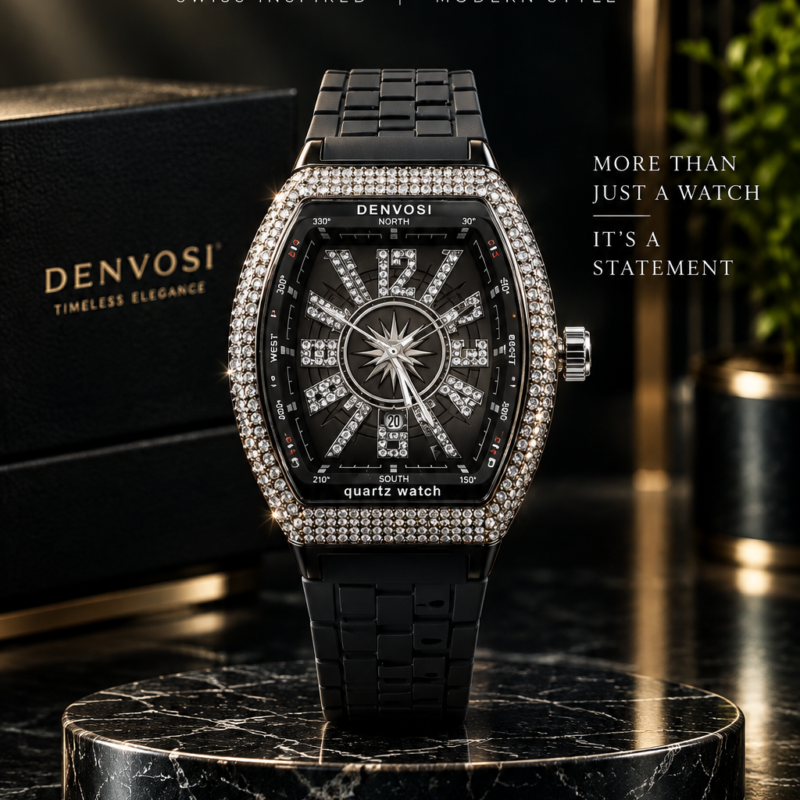 Frank Muller Luxury Automatic Men’s Watch Black