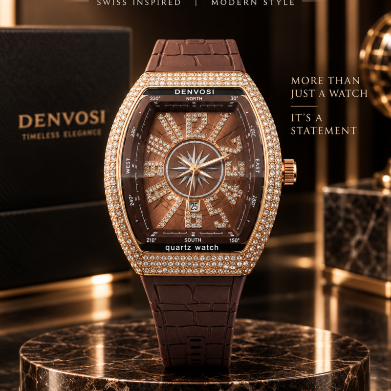 Frank Muller Luxury Automatic Men’s Watch Brown
